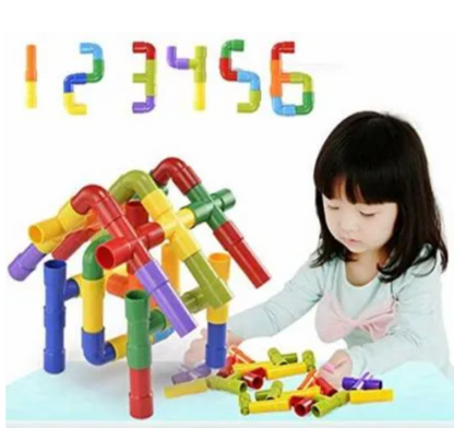 Educational Pipes Building Blocks For Kids
