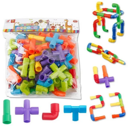 Educational Pipes Building Blocks For Kids