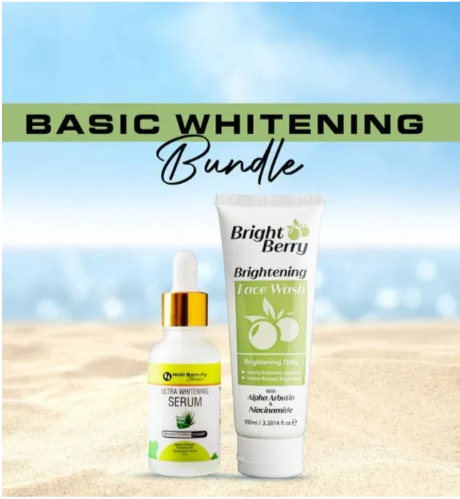 Beauty Whitening\Brightening Bundle serum and face wash