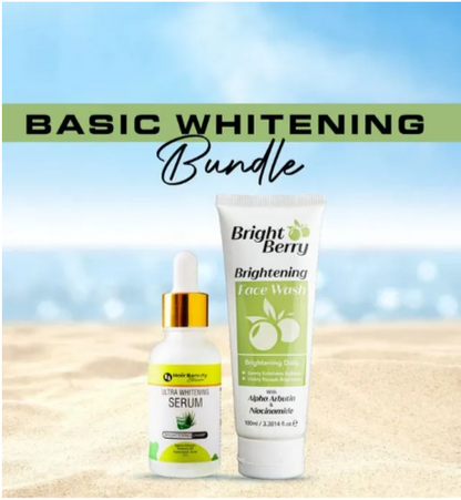 Beauty Whitening\Brightening Bundle serum and face wash