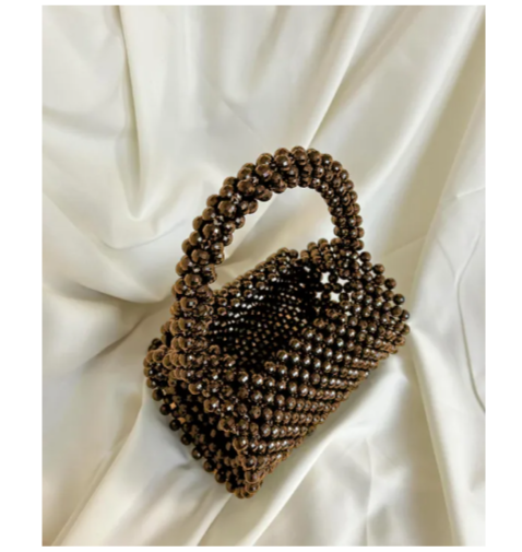 Handmade luxury and Charming pearl Beaded bag for women