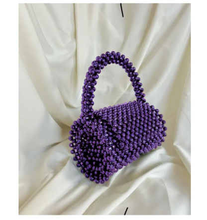Handmade luxury and Charming pearl Beaded bag for women
