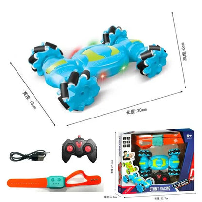 Stand racing car